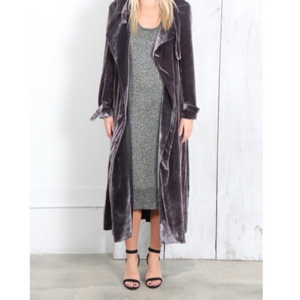 Rachel Comey Elegant Purple Trench Coat